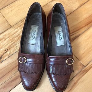 Vintage Bally Leather Loafers